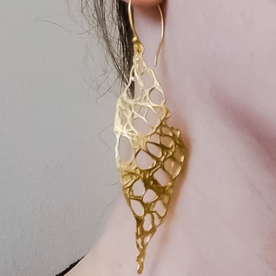 Anafi gold earrings